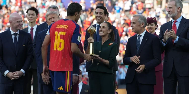 Sheinbaum felicita a España por ‘conquistar’ el campeonato del Mundial 2026