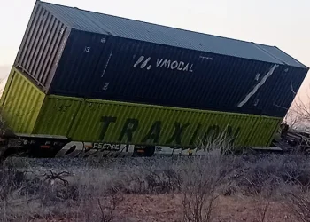 Se descarrila tren carguero en estación Moreno