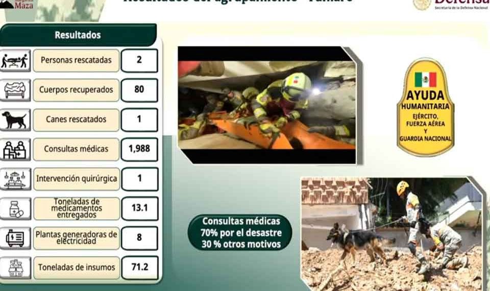 Recupera misión mexicana 80 cuerpos en Venezuela