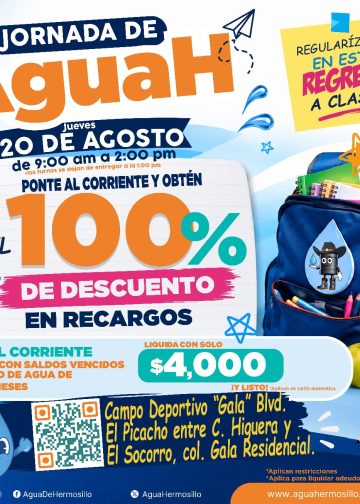 Visitará la colonia Gala Residencial jornada de Agua de Hermosillo