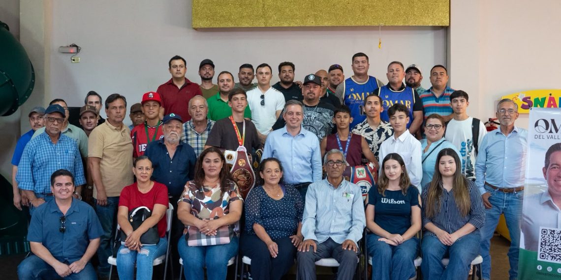 Respalda Omar Del Valle Colosio a deportistas y promueve una cultura deportiva en Sonora