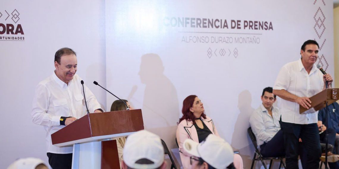 Con resultados en seguridad e inversión de mil millones, Durazo y Sheinbaum transforman Caborca
