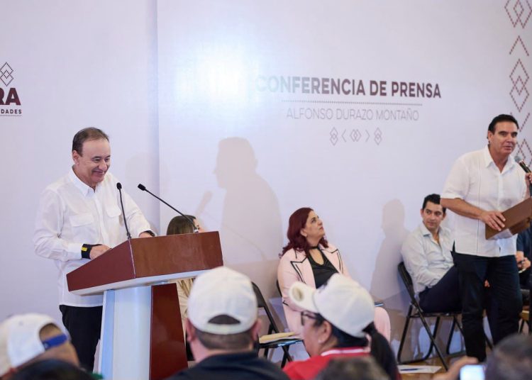 Con resultados en seguridad e inversión de mil millones, Durazo y Sheinbaum transforman Caborca