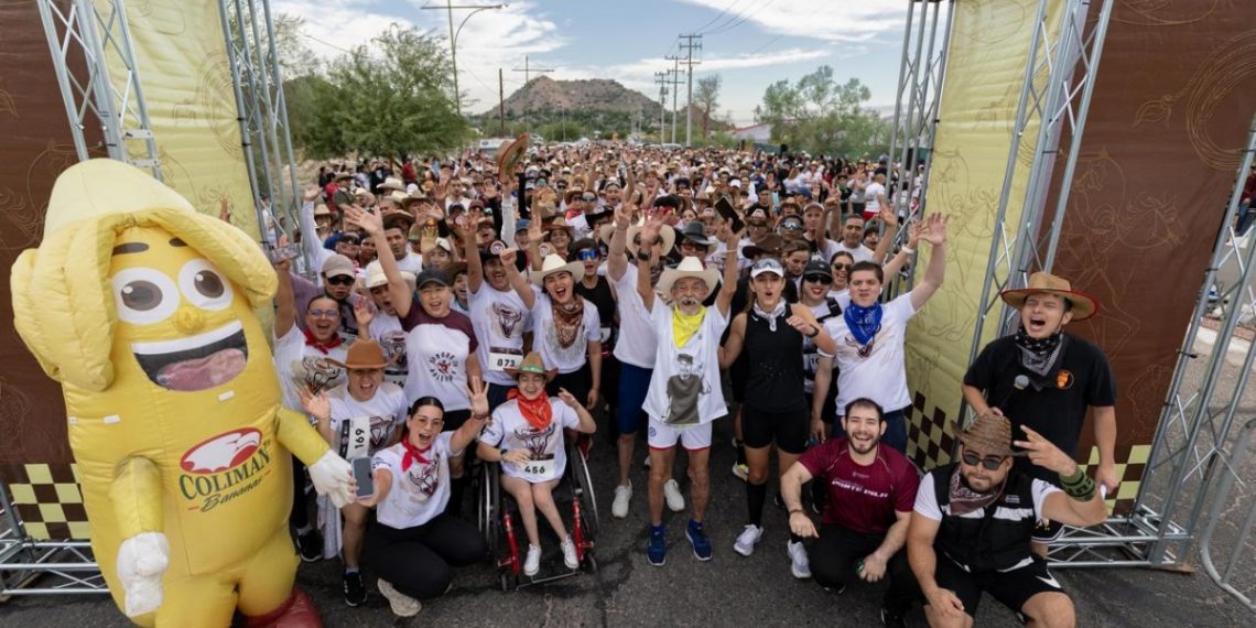 Más de 3 mil 500 personas participan en la quinta Carrera Vaquera del Gobierno de Sonora