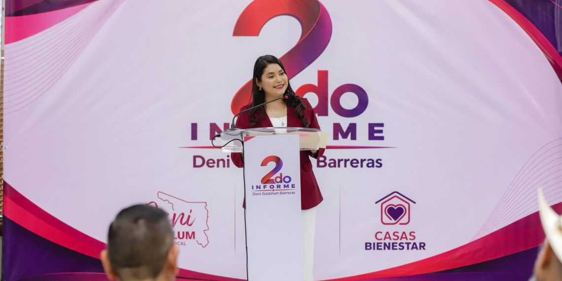 Rinde diputada Deni Gastélum Barreras segundo informe de actividades legislativas