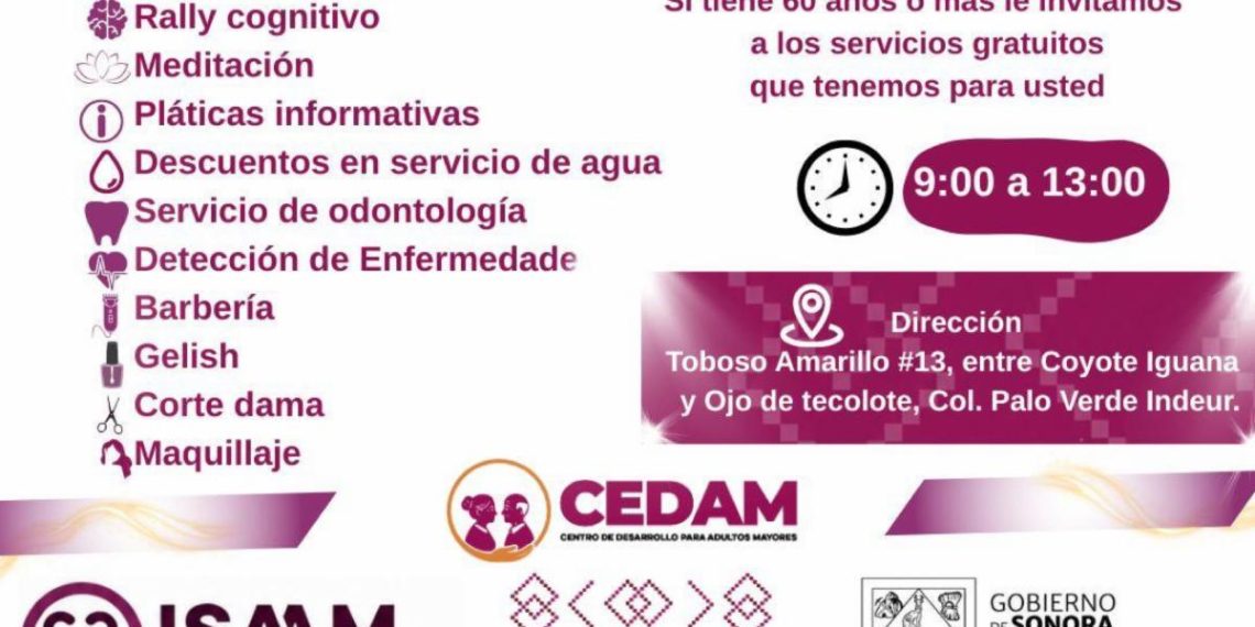 Gobierno de Sonora fortalece el bienestar de las personas adultas mayores