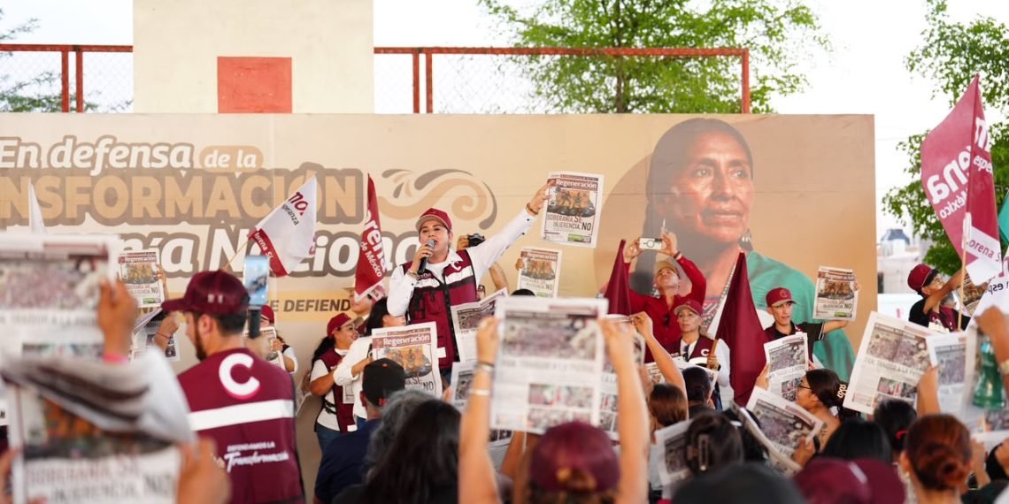 Celida toma fuerza rumbo a la Coordinación arropada por cientos de hermosillenses