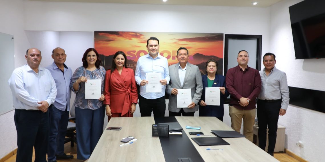 Gobierno de Sonora beneficia a trabajadores de Cecyte con la firma del Convenio de Revisión Salarial