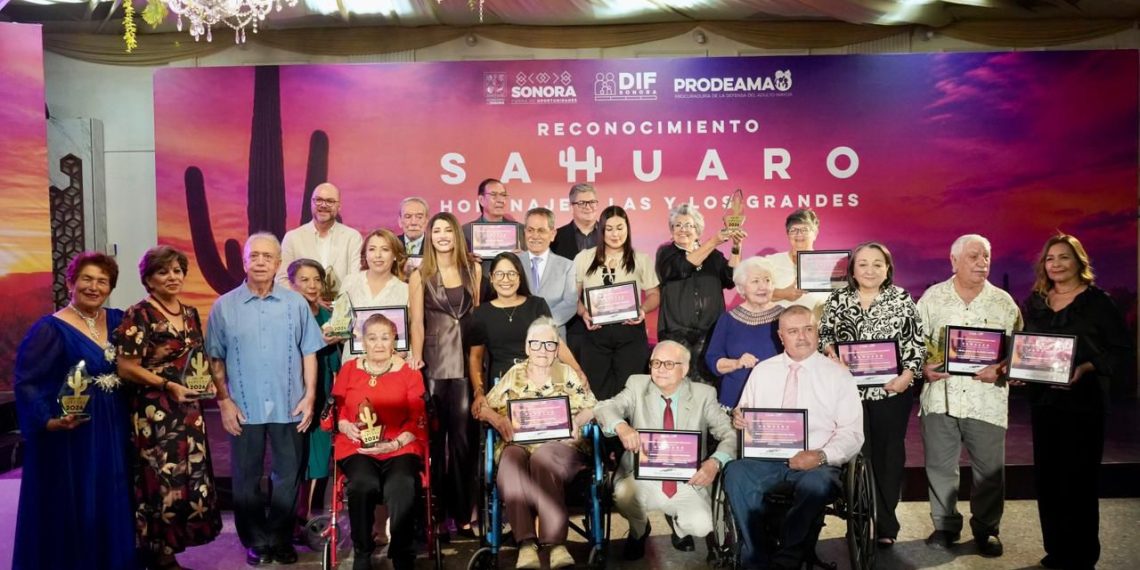 Gobierno de Sonora rinde homenaje a las y los grandes a través del Reconocimiento Sahuaro 2026