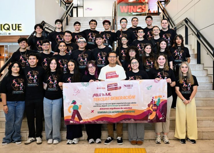 Comienza el sueño de 30 jóvenes de la tercera generación de Talento Sonorense Rumbo a Taiwán
