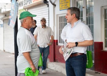 Omar Del Valle Colosio recorre Nuevo Hermosillo y acompaña el noveno aniversario de su tianguis