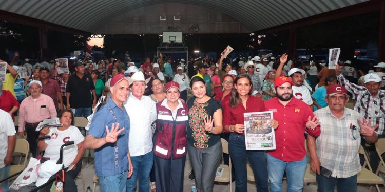 Celida López desde Cajeme llama a defender los logros de la Cuarta Transformación