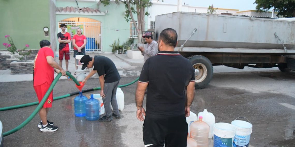 Agua de Hermosillo continúa este martes con programa emergente con brigada especial de pipas