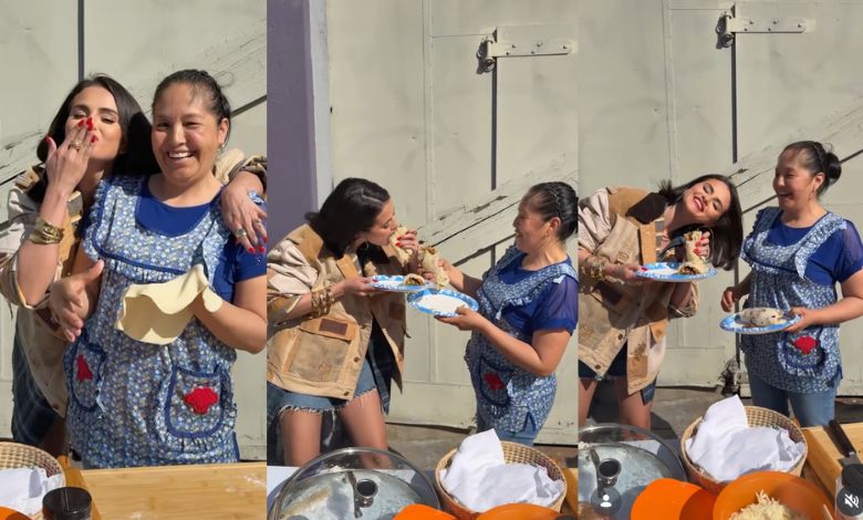 Selena Gomez celebra la comida mexicana con los burritos de Rebeca Coss tras aparecer en “Te Olvido (La La)”