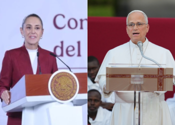 Papa León XIV “está gratamente invitado” a México: Sheinbaum