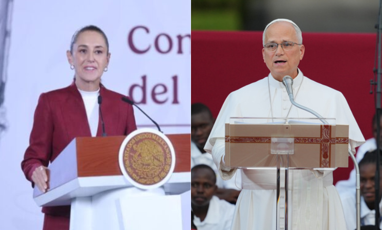 Papa León XIV “está gratamente invitado” a México: Sheinbaum