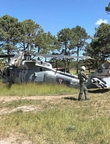Helicóptero de las Fuerzas Armadas se desploma en Durango