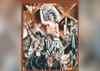 Ronnie Wood pinta a Mick Jagger ¡desnudo!