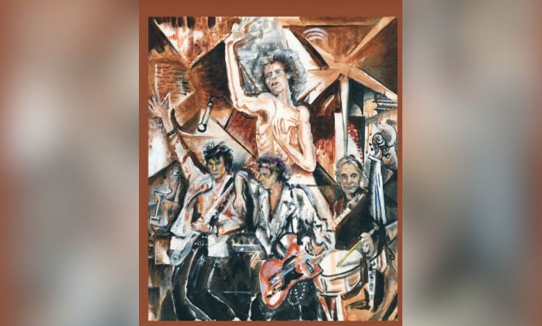 Ronnie Wood pinta a Mick Jagger ¡desnudo!