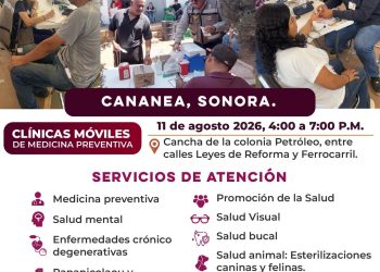 Acerca Salud Sonora servicios preventivos a comunidades alejadas mediante Clínicas Móviles