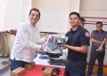 Fortalecen a cuerpo de Bomberos y Protección Civil de Navojoa con nuevos equipos de rescate acuático y uniformes