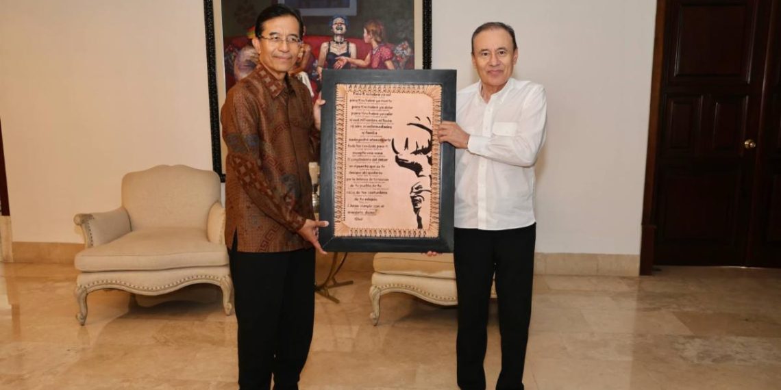 Gobernador Durazo atrae oportunidad de inversión para Sonora con visita de Embajada de Indonesia 