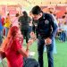 Participa Policía Estatal en Jornada de Servicios en beneficio de familias del Tazajal
