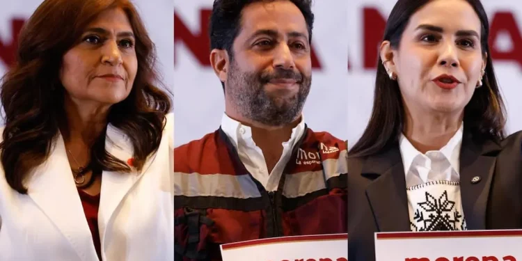Morena elige a tres abanderados para 2027