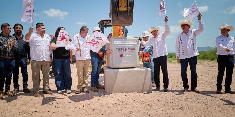 En Sonora se construye vivienda como nunca con respaldo de Sheinbaum; inicia Durazo 4 mil 600 casas en Navojoa