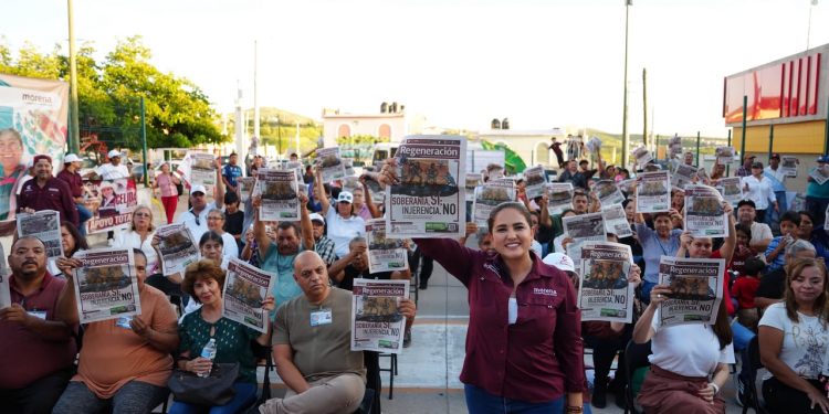 Desde Nogales, Celida López llama a defender la soberanía nacional