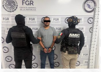 Capturan AMIC e INTERPOL México a objetivo prioritario con fines de extradición