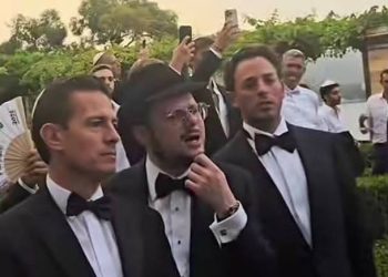 Captan a Enrique Peña Nieto en boda judía en Italia