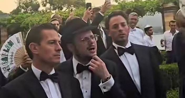 Captan a Enrique Peña Nieto en boda judía en Italia