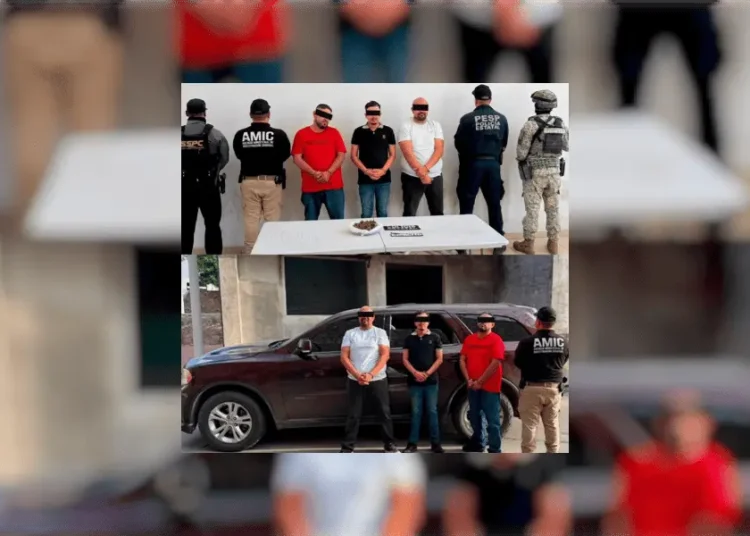 Capturan a tres durante operativo en Nogales