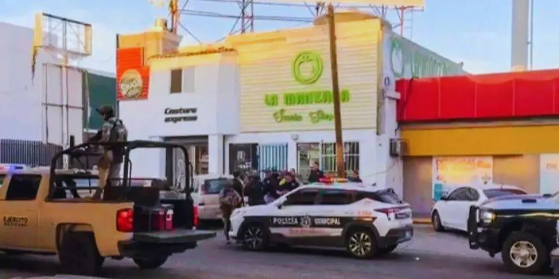 Ejecutan a hombre dentro de comercio en colonia Loma Linda