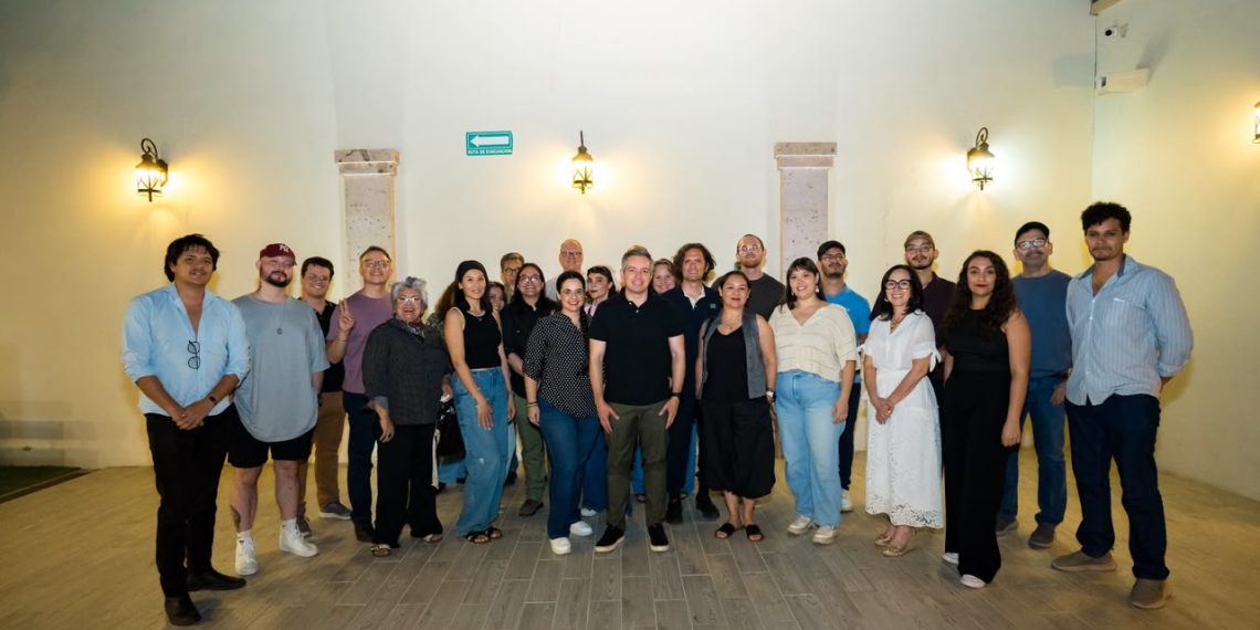 Omar Del Valle Colosio convoca al gremio artístico y cultural de Sonora a construir proyectos de largo alcance