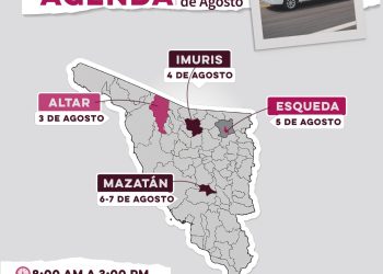 Gobierno de Sonora acerca servicios fiscales a cuatro municipios con Agencia Fiscal Móvil