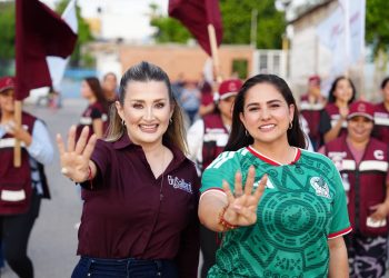 Vecinos de Tirocapes refrendan su confianza en Celida López y la Cuarta Transformación