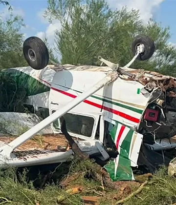 Se desploma avioneta