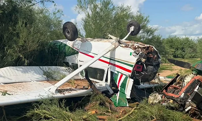 Se desploma avioneta