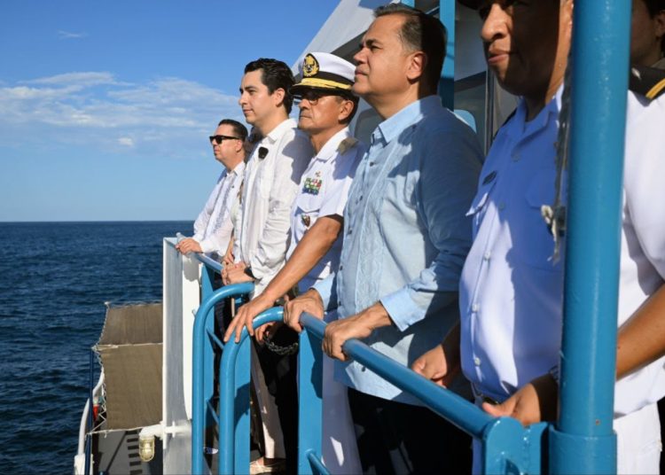 Gobernador Durazo consolida arrecife artificial único en Latinoamérica con nuevo hundimiento del ex buque Monasterio