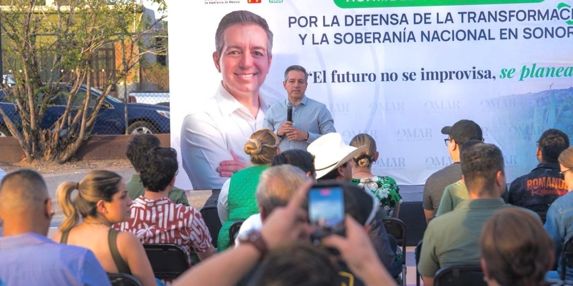 Omar Del Valle Colosio fortalece su presencia en Sonora con más de 200 actividades en 24 municipios
