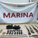 Marina detiene 3 embarcaciones y recupera 40 toneladas de cocaína