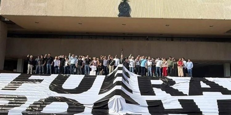 Protestan contra Rocha; exigen plan para Sinaloa