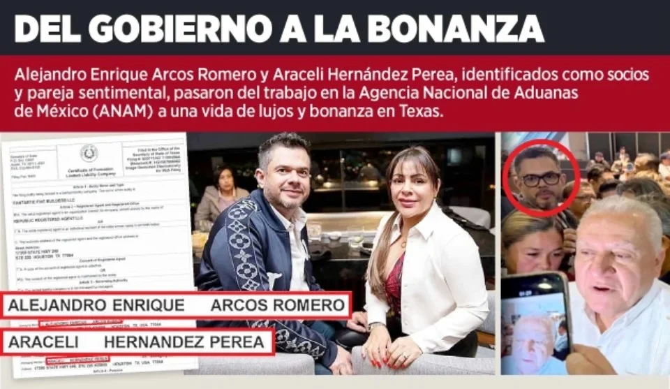 Tienen mansión en EU ex jefes de Aduanas