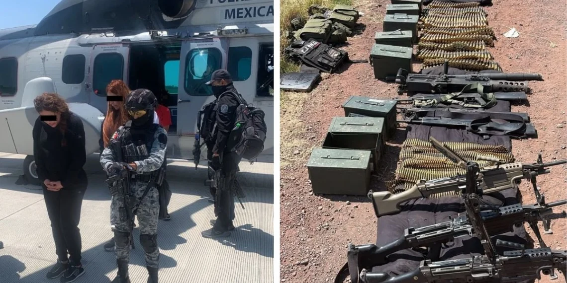 Hija y pareja sentimental del ‘Tío Lako’, líder regional del CJNG, detenidos en Michoacán