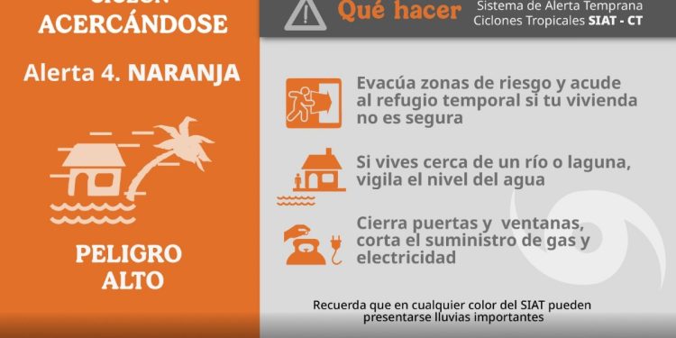 Informa Protección Civil que se eleva nivel de alerta ante huracán Polo