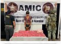 Capturan AMIC y DEFENSA a mujer con marihuana en Navojoa