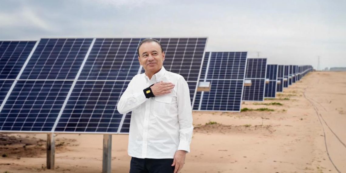 Con planta fotovoltaica, gobernador Durazo transforma el futuro energético de Sonora