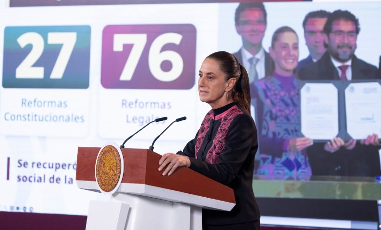 Anuncia Sheinbaum gira por 9 estados del país